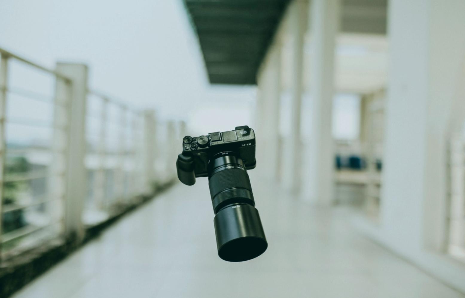 Video production equipment and lighting setup